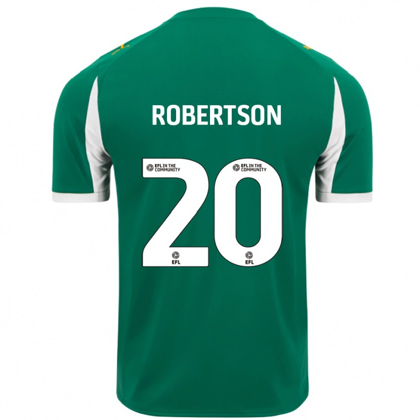Danxen Herren Scott Robertson #20 Grün Weiß Auswärtstrikot Trikot 2025/26 T-Shirt Schweiz