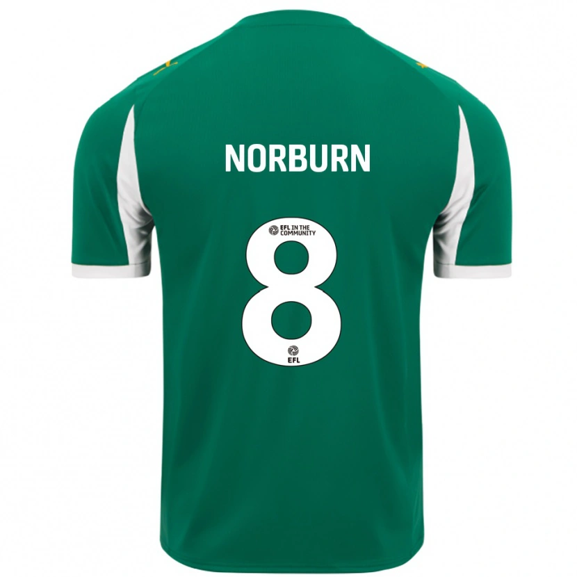 Danxen Herren Oliver Norburn #8 Grün Weiß Auswärtstrikot Trikot 2025/26 T-Shirt Schweiz