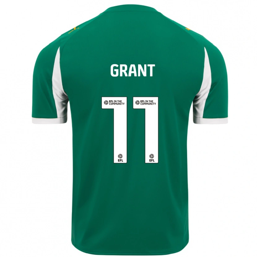 Danxen Herren Conor Grant #11 Grün Weiß Auswärtstrikot Trikot 2025/26 T-Shirt Schweiz