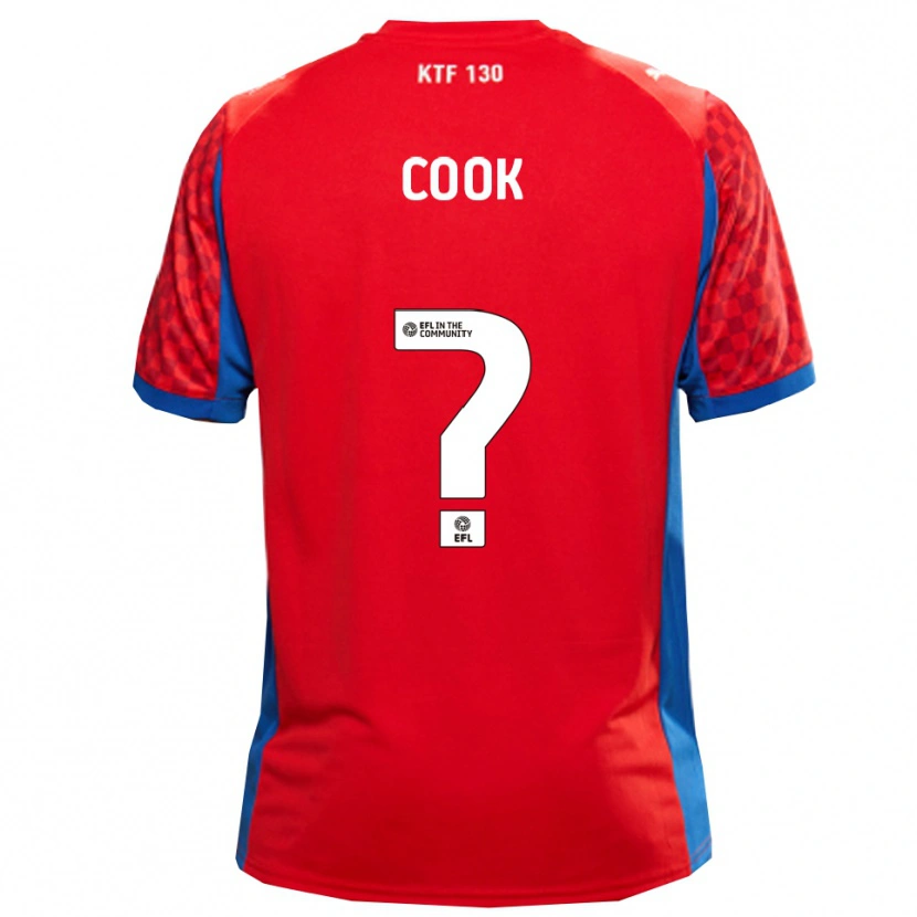 Danxen Herren Cook #0 Rot Blau Auswärtstrikot Trikot 2025/26 T-Shirt Schweiz