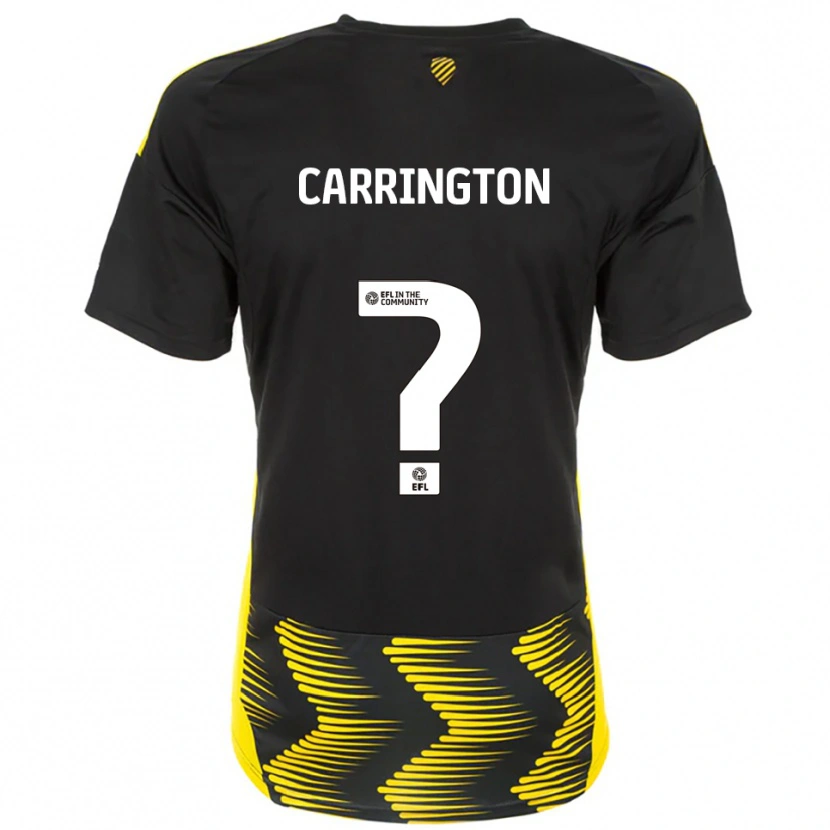 Danxen Herren Abbie Carrington #0 Schwarz Gelb Auswärtstrikot Trikot 2025/26 T-Shirt Schweiz