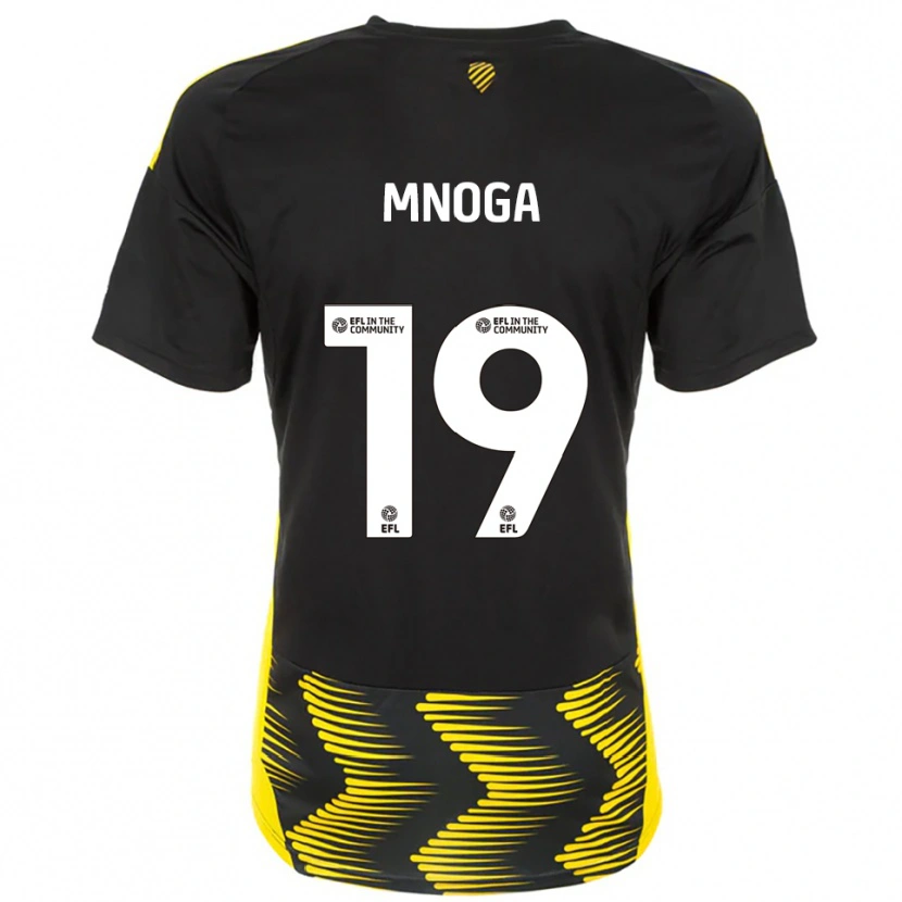 Danxen Herren Haji Mnoga #19 Schwarz Gelb Auswärtstrikot Trikot 2025/26 T-Shirt Schweiz
