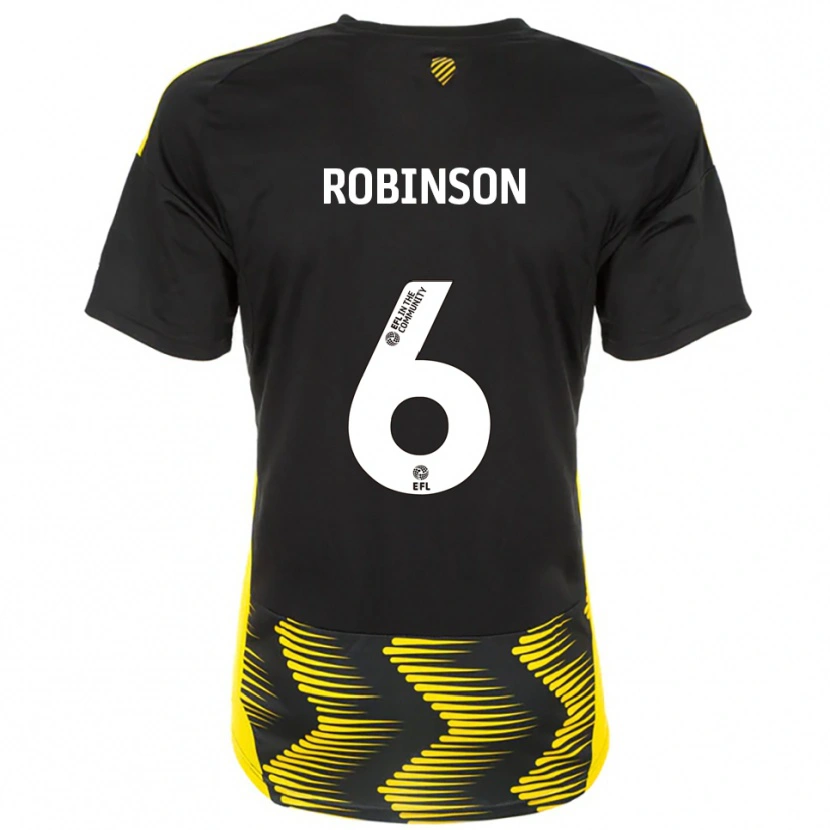 Danxen Herren Lily Robinson #6 Schwarz Gelb Auswärtstrikot Trikot 2025/26 T-Shirt Schweiz