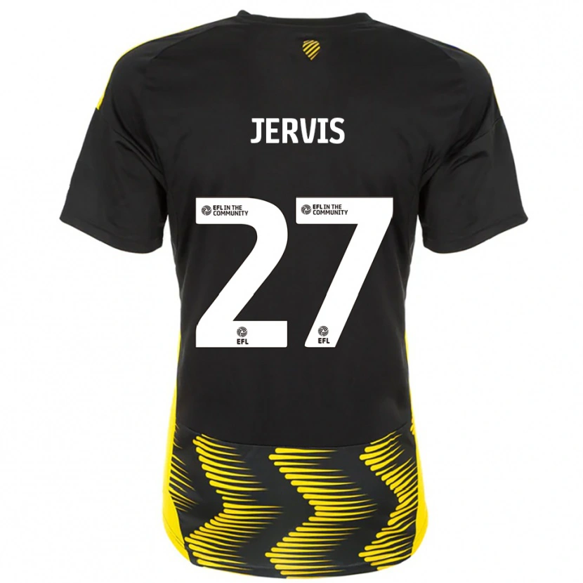 Danxen Herren Lizzie Jervis #27 Schwarz Gelb Auswärtstrikot Trikot 2025/26 T-Shirt Schweiz