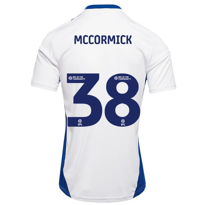 Danxen Herren Antony Mccormick #38 Weiß Blau Auswärtstrikot Trikot 2025/26 T-Shirt Schweiz