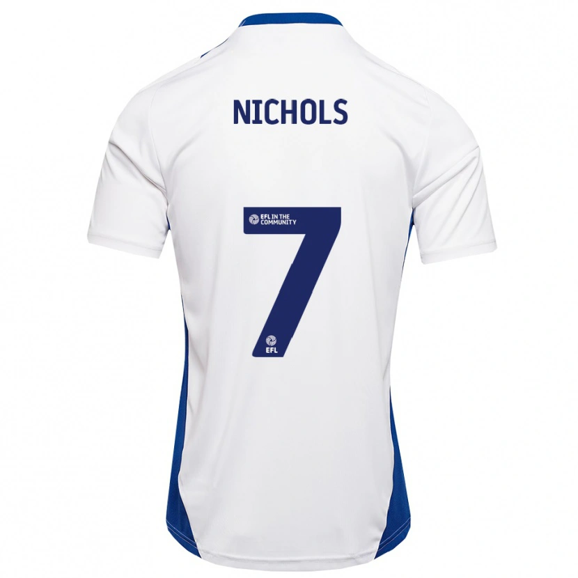 Danxen Herren Tom Nichols #7 Weiß Blau Auswärtstrikot Trikot 2025/26 T-Shirt Schweiz