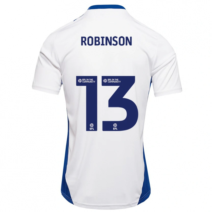 Danxen Herren Anton Robinson #13 Weiß Blau Auswärtstrikot Trikot 2025/26 T-Shirt Schweiz