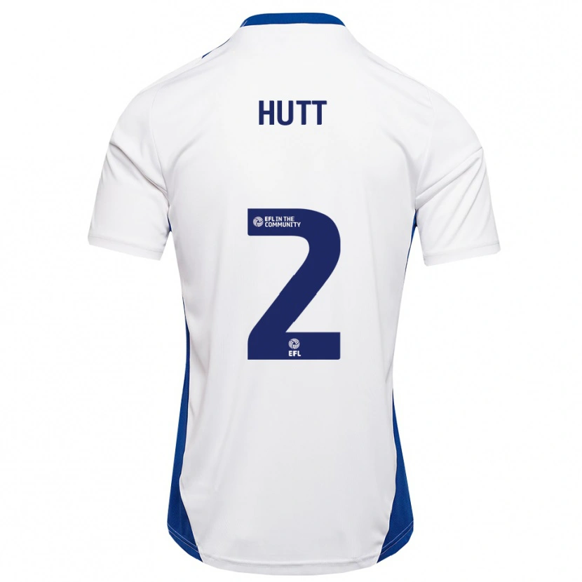 Danxen Herren Liam Hutt #2 Weiß Blau Auswärtstrikot Trikot 2025/26 T-Shirt Schweiz