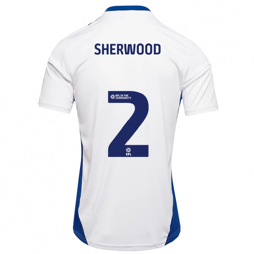 Danxen Herren Katie Sherwood #2 Weiß Blau Auswärtstrikot Trikot 2025/26 T-Shirt Schweiz