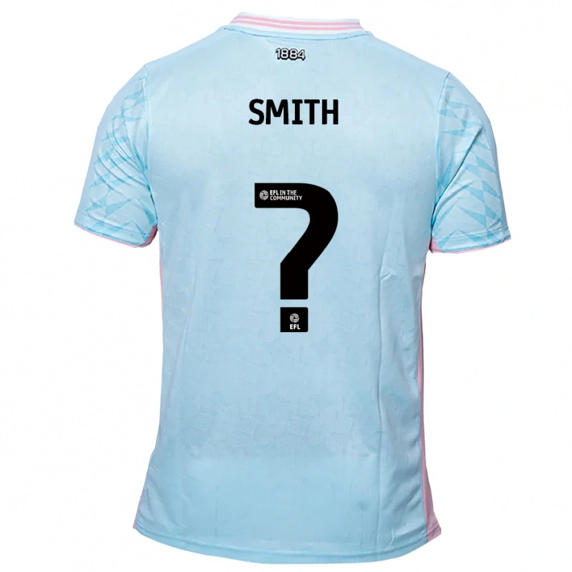 Danxen Herren Lindsey Smith #0 Himmelblau Pink Auswärtstrikot Trikot 2025/26 T-Shirt Schweiz