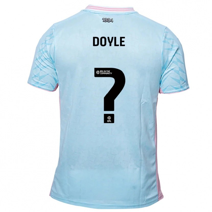 Danxen Herren Ellie Doyle #0 Himmelblau Pink Auswärtstrikot Trikot 2025/26 T-Shirt Schweiz