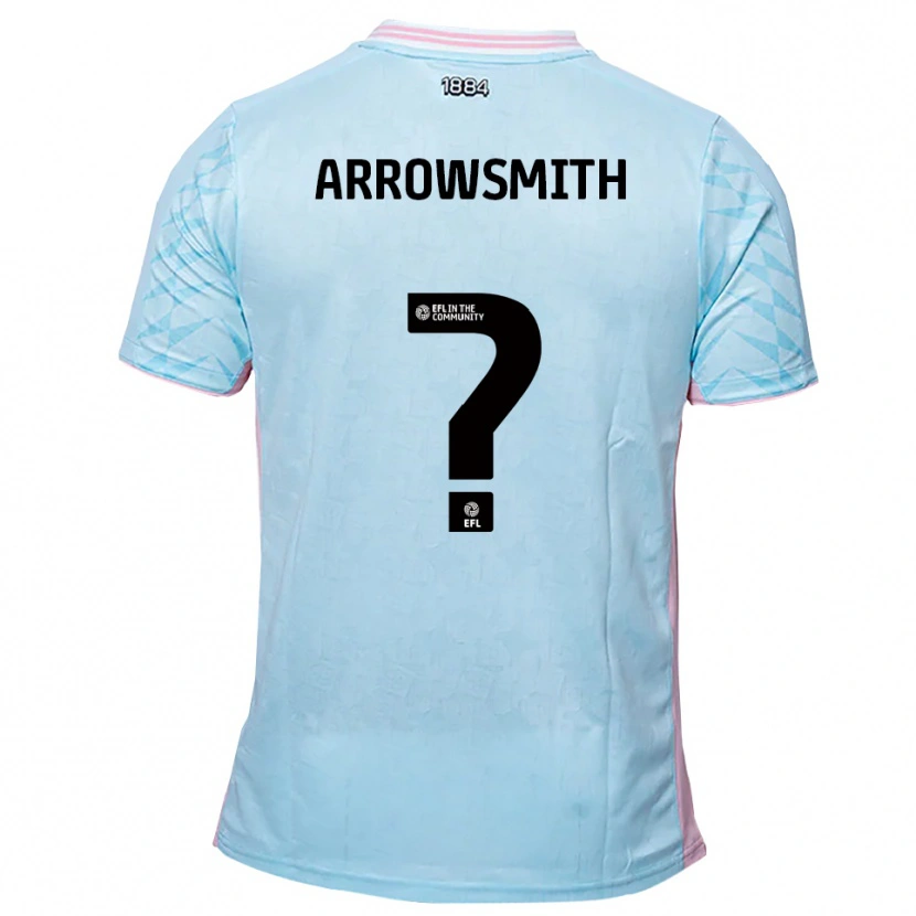 Danxen Herren Izzy Arrowsmith #0 Himmelblau Pink Auswärtstrikot Trikot 2025/26 T-Shirt Schweiz