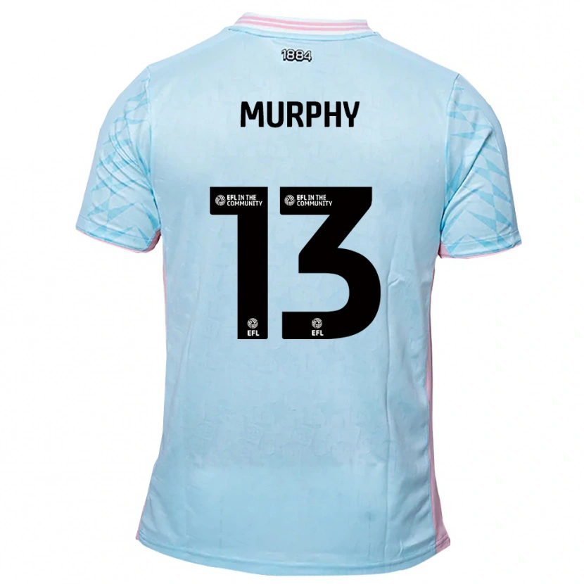 Danxen Herren Joe Murphy #13 Himmelblau Pink Auswärtstrikot Trikot 2025/26 T-Shirt Schweiz