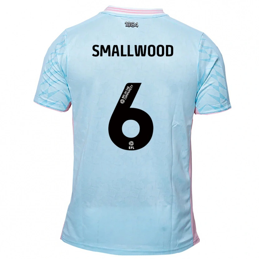 Danxen Herren Richard Smallwood #6 Himmelblau Pink Auswärtstrikot Trikot 2025/26 T-Shirt Schweiz