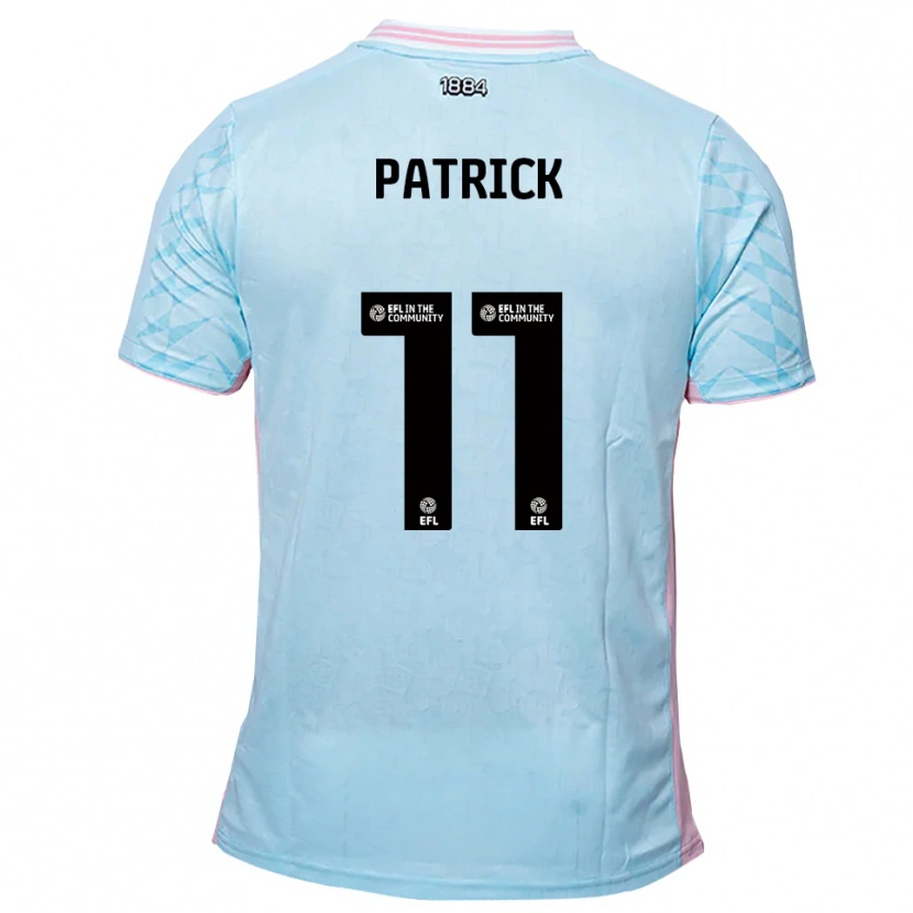 Danxen Herren Omari Patrick #11 Himmelblau Pink Auswärtstrikot Trikot 2025/26 T-Shirt Schweiz
