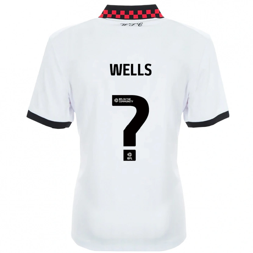 Danxen Herren Liv Wells #0 Weiß Schwarz Auswärtstrikot Trikot 2025/26 T-Shirt Schweiz