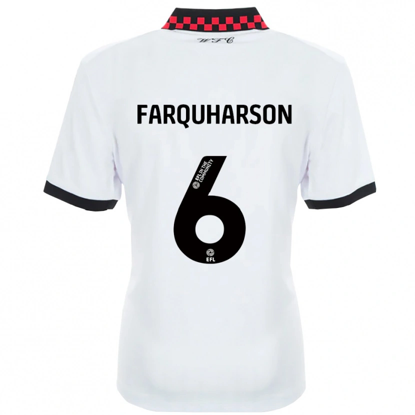 Danxen Herren Priestley Farquharson #6 Weiß Schwarz Auswärtstrikot Trikot 2025/26 T-Shirt Schweiz