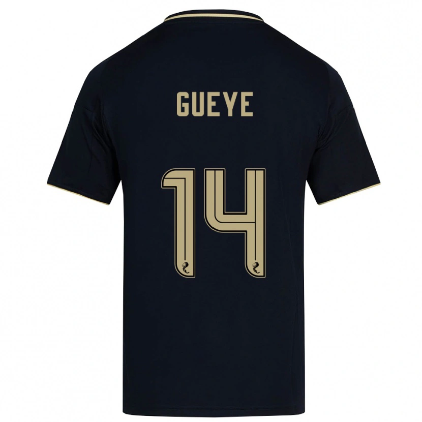 Danxen Herren Pape Habib Gueye #14 Marine Gold Auswärtstrikot Trikot 2025/26 T-Shirt Schweiz