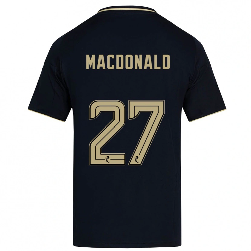 Danxen Herren Angus Macdonald #27 Marine Gold Auswärtstrikot Trikot 2025/26 T-Shirt Schweiz
