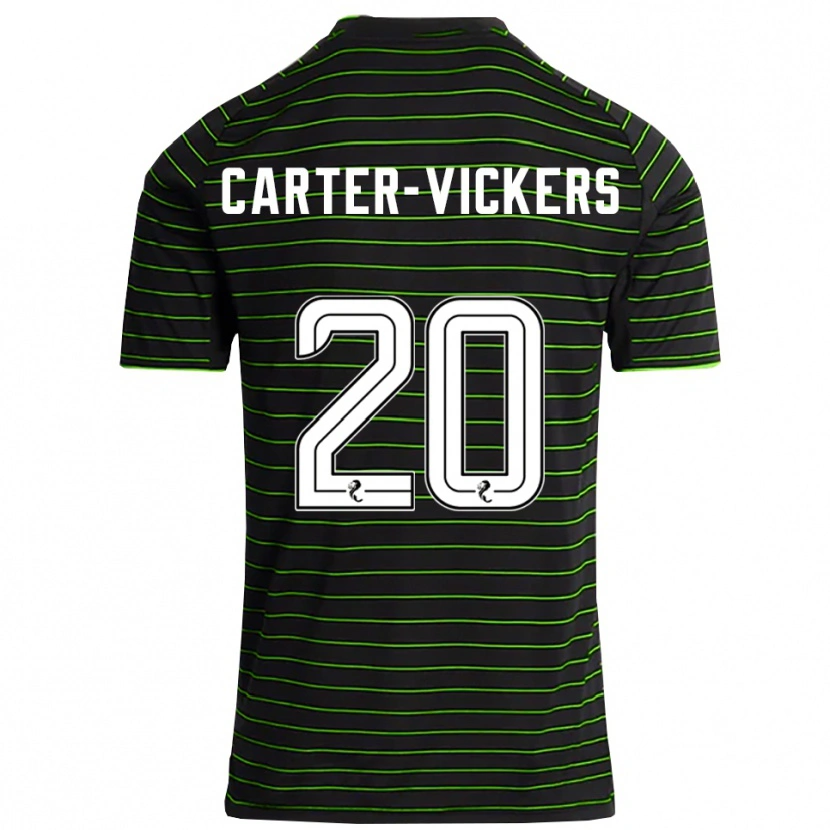 Danxen Herren Cameron Carter-Vickers #20 Schwarz Grün Auswärtstrikot Trikot 2025/26 T-Shirt Schweiz