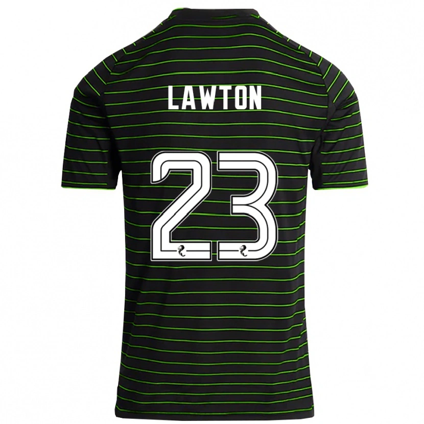 Danxen Herren Emma Lawton #23 Schwarz Grün Auswärtstrikot Trikot 2025/26 T-Shirt Schweiz