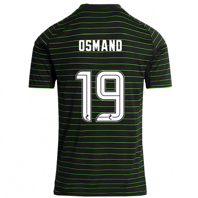 Danxen Herren Callum Osmand #19 Schwarz Grün Auswärtstrikot Trikot 2025/26 T-Shirt Schweiz