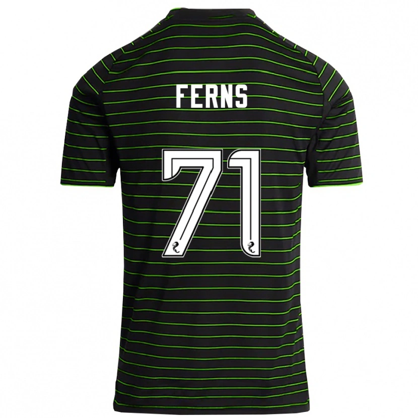 Danxen Herren Abbie Ferns #71 Schwarz Grün Auswärtstrikot Trikot 2025/26 T-Shirt Schweiz