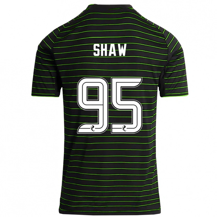 Danxen Herren Corey Shaw #95 Schwarz Grün Auswärtstrikot Trikot 2025/26 T-Shirt Schweiz