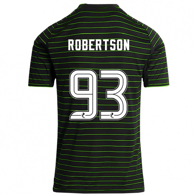 Danxen Herren Mitchell Robertson #93 Schwarz Grün Auswärtstrikot Trikot 2025/26 T-Shirt Schweiz