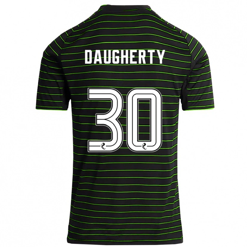 Danxen Herren Kelsey Daugherty #30 Schwarz Grün Auswärtstrikot Trikot 2025/26 T-Shirt Schweiz