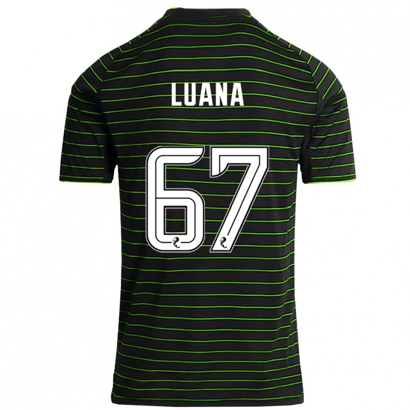Danxen Herren Luana Muñoz #67 Schwarz Grün Auswärtstrikot Trikot 2025/26 T-Shirt Schweiz