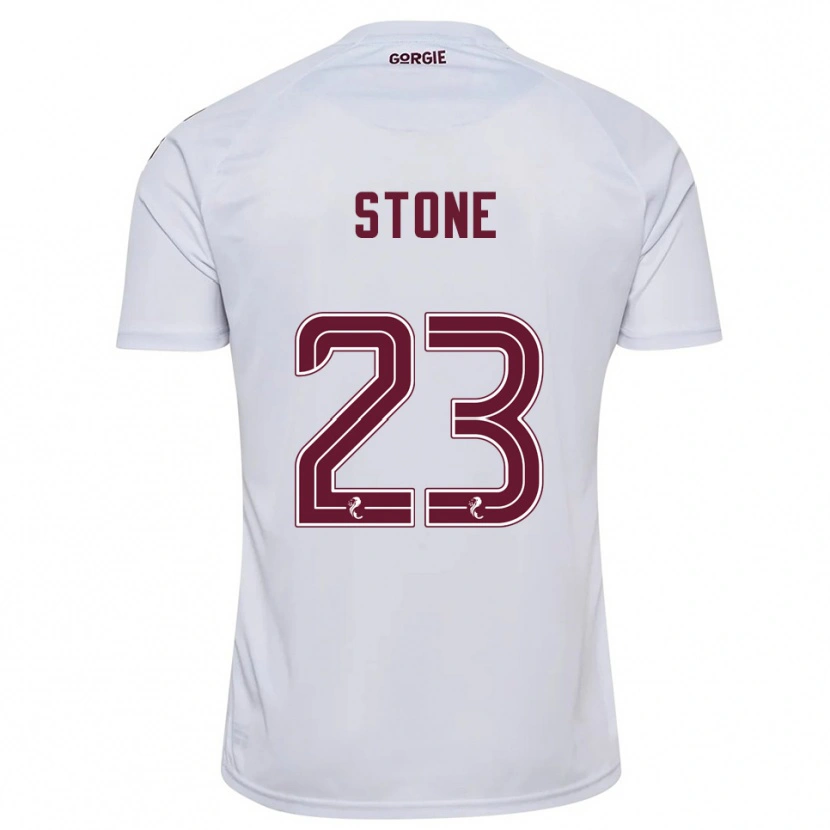 Danxen Herren Harry Stone #23 Weiß Burgunderrot Auswärtstrikot Trikot 2025/26 T-Shirt Schweiz
