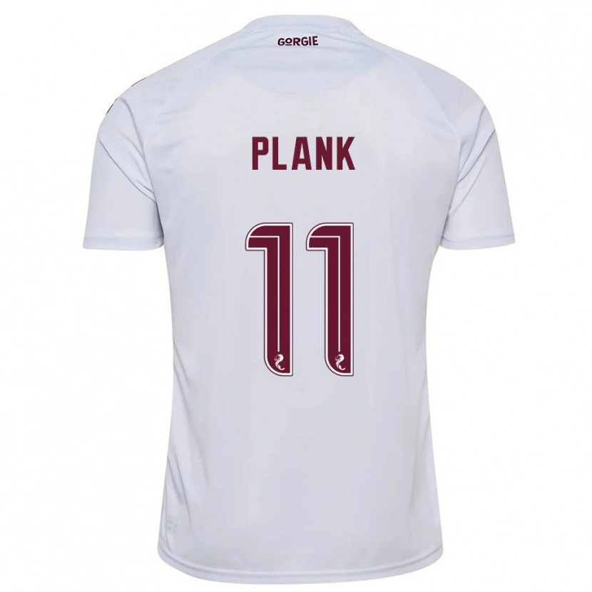 Danxen Herren Dom Plank #11 Weiß Burgunderrot Auswärtstrikot Trikot 2025/26 T-Shirt Schweiz