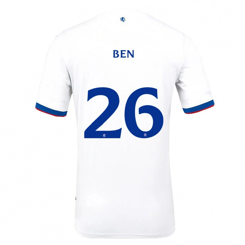 Danxen Herren Ben Davies #26 Weiß Rot Blau Auswärtstrikot Trikot 2025/26 T-Shirt Schweiz