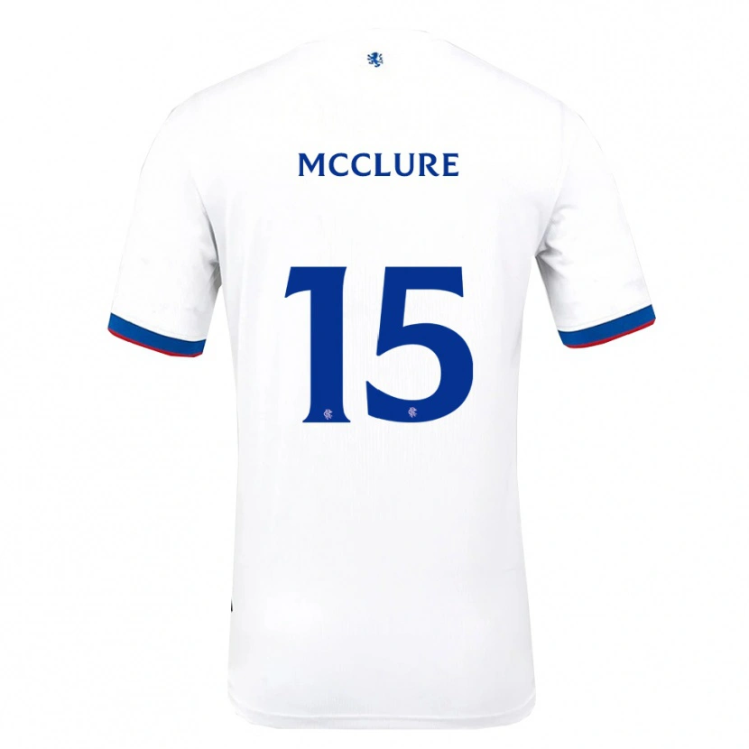 Danxen Herren Blaine Mcclure #15 Weiß Rot Blau Auswärtstrikot Trikot 2025/26 T-Shirt Schweiz
