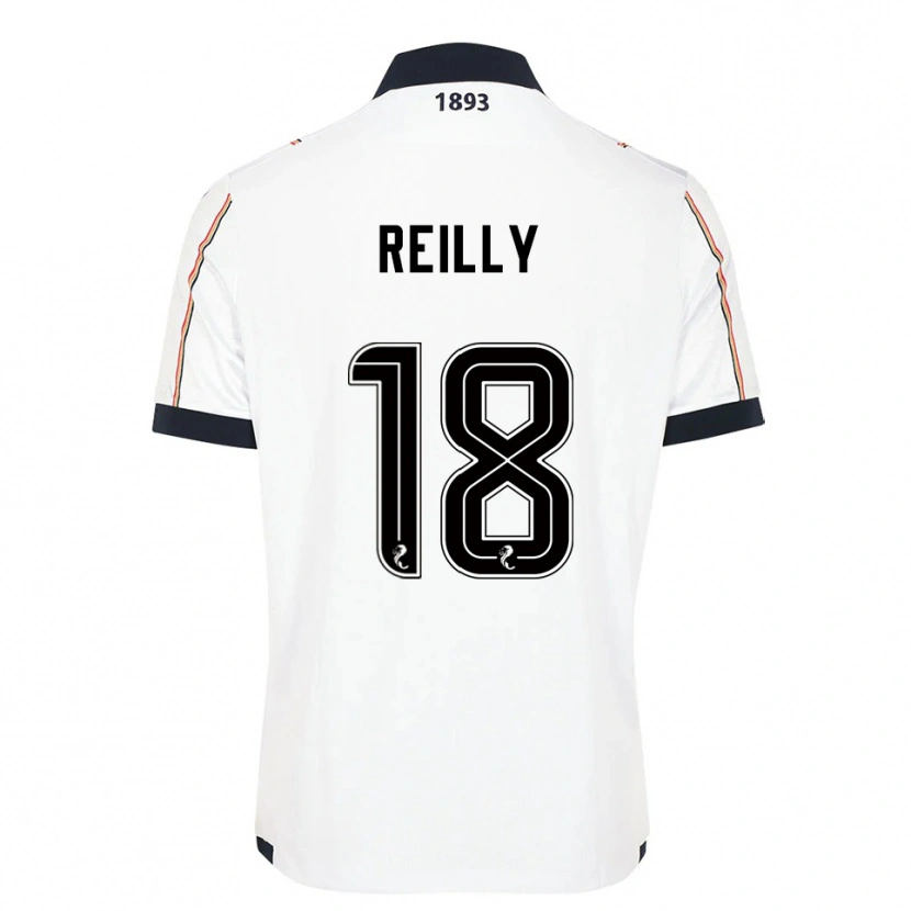 Danxen Herren Charlie Reilly #18 Weiß Marine Rot Auswärtstrikot Trikot 2025/26 T-Shirt Schweiz