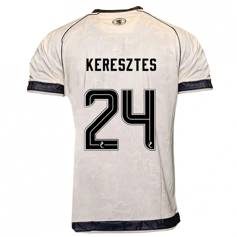 Danxen Herren Krisztián Keresztes #24 Weiß Schwarz Auswärtstrikot Trikot 2025/26 T-Shirt Schweiz
