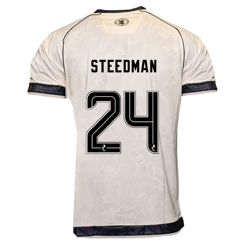 Danxen Herren Laura Steedman #24 Weiß Schwarz Auswärtstrikot Trikot 2025/26 T-Shirt Schweiz