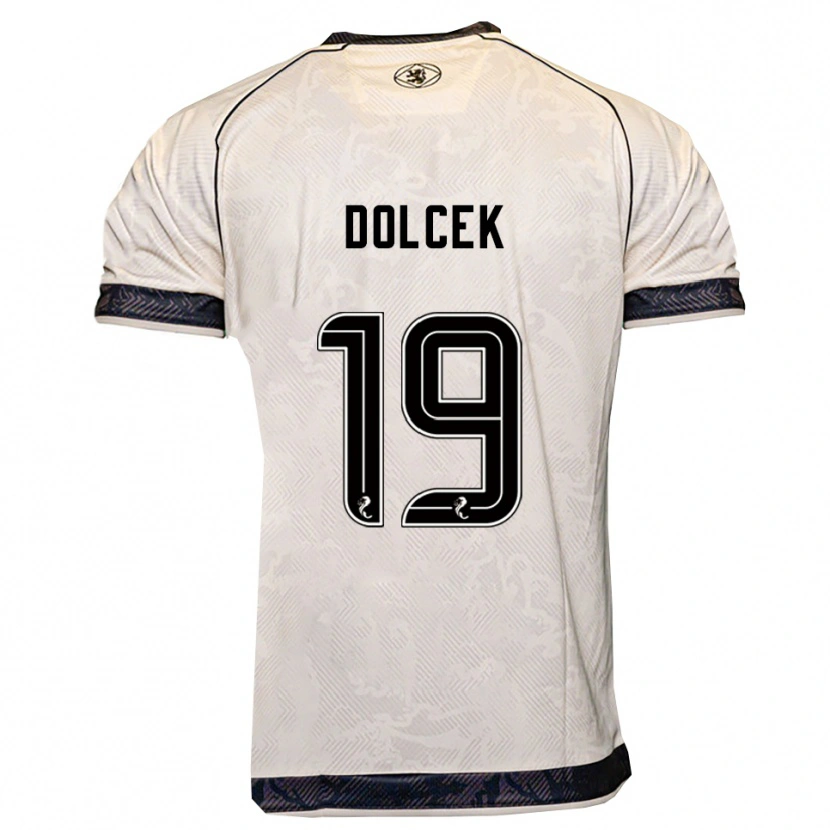 Danxen Herren Ivan Dolcek #19 Weiß Schwarz Auswärtstrikot Trikot 2025/26 T-Shirt Schweiz