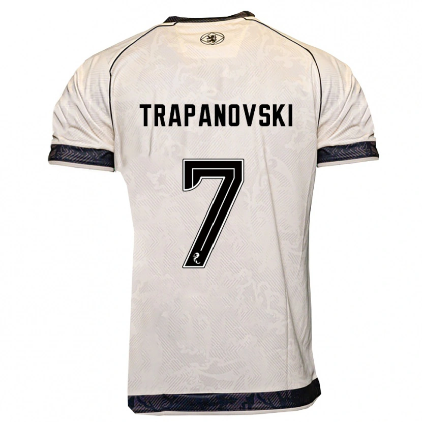 Danxen Herren Kristijan Trapanovski #7 Weiß Schwarz Auswärtstrikot Trikot 2025/26 T-Shirt Schweiz