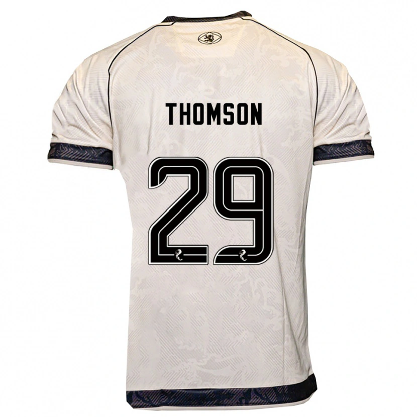 Danxen Herren Miller Thomson #29 Weiß Schwarz Auswärtstrikot Trikot 2025/26 T-Shirt Schweiz