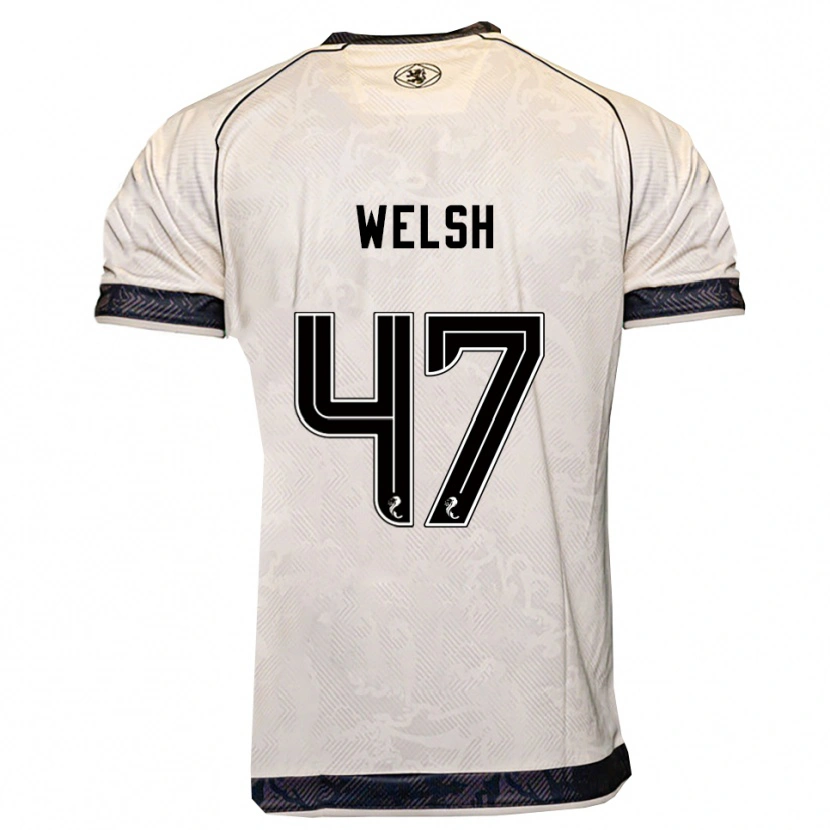 Danxen Herren Harry Welsh #47 Weiß Schwarz Auswärtstrikot Trikot 2025/26 T-Shirt Schweiz