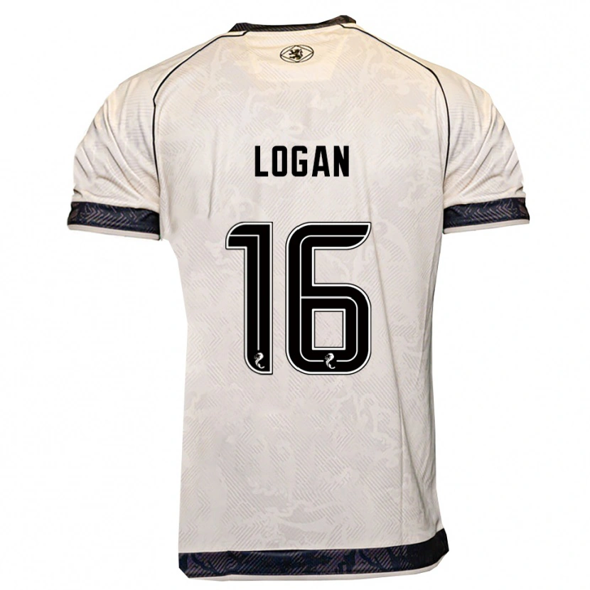 Danxen Herren Alex Logan #16 Weiß Schwarz Auswärtstrikot Trikot 2025/26 T-Shirt Schweiz