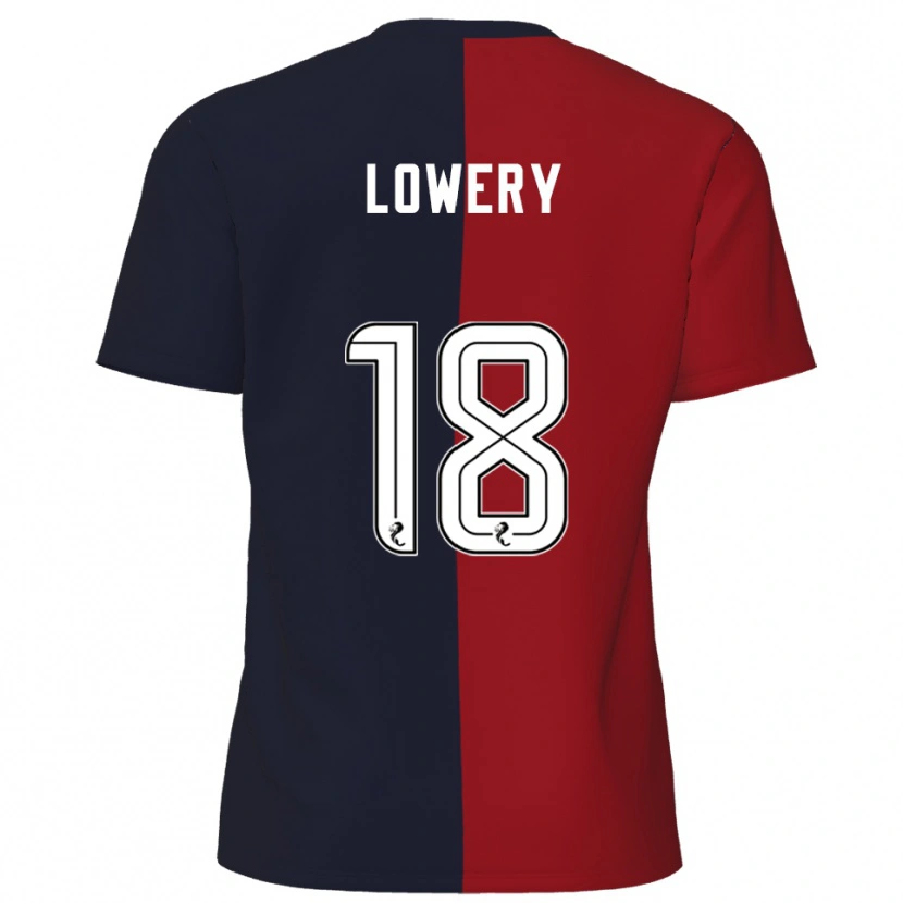 Danxen Herren Tom Lowery #18 Rot Marine Auswärtstrikot Trikot 2025/26 T-Shirt Schweiz