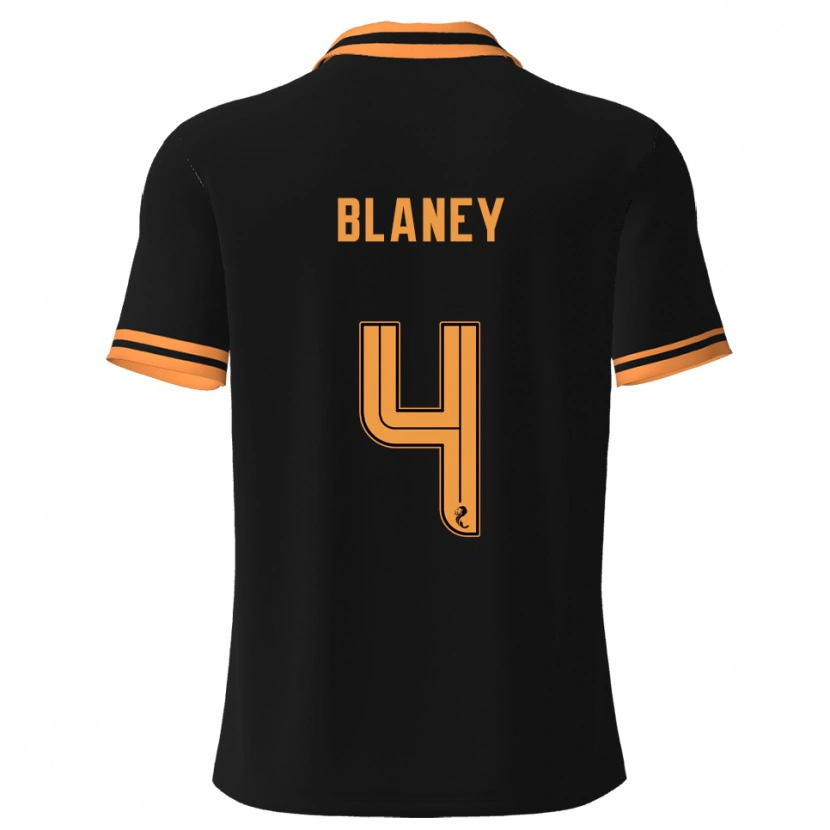 Danxen Herren Shane Blaney #4 Schwarz Gelb Auswärtstrikot Trikot 2025/26 T-Shirt Schweiz