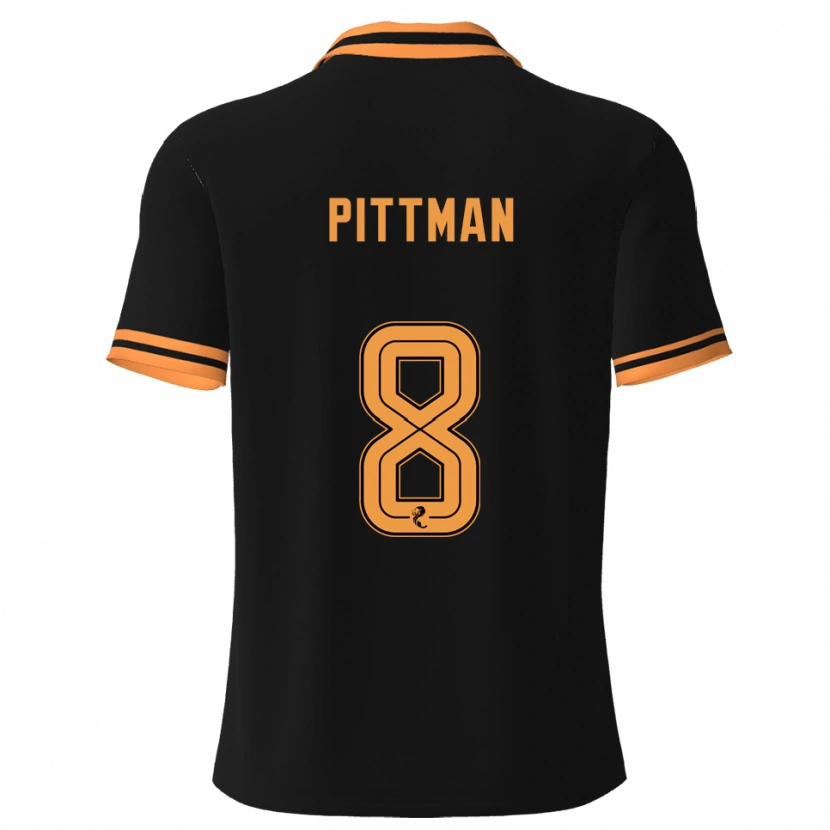 Danxen Herren Scott Pittman #8 Schwarz Gelb Auswärtstrikot Trikot 2025/26 T-Shirt Schweiz
