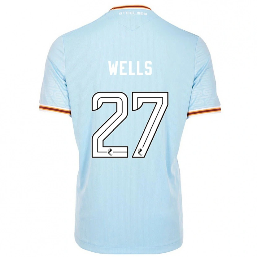 Danxen Herren Dylan Wells #27 Himmelblau Auswärtstrikot Trikot 2025/26 T-Shirt Schweiz