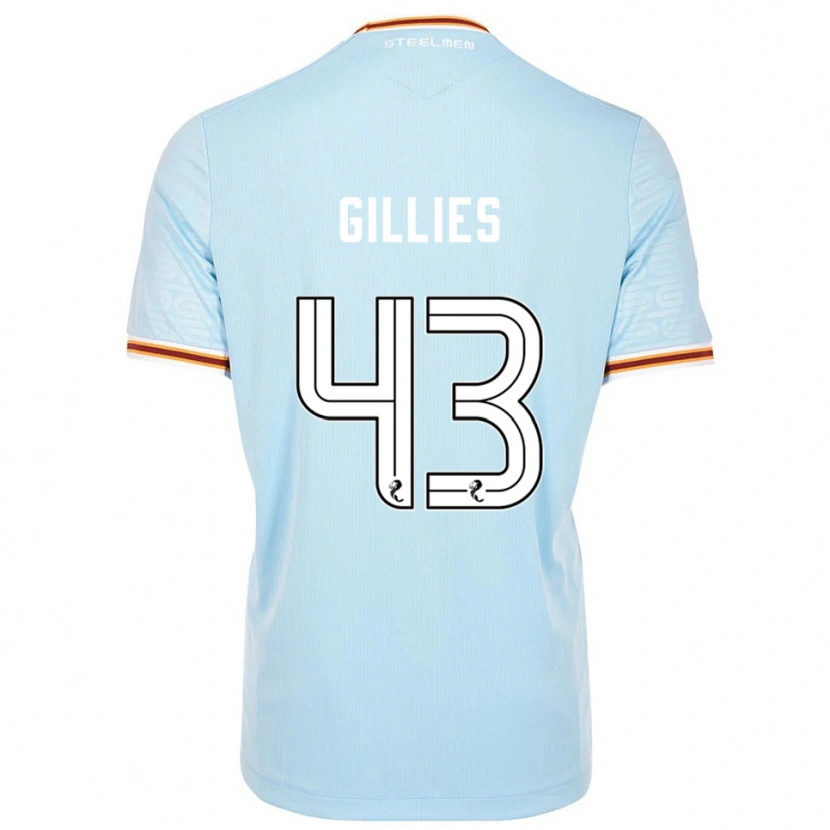 Danxen Herren Jay Gillies #43 Himmelblau Auswärtstrikot Trikot 2025/26 T-Shirt Schweiz