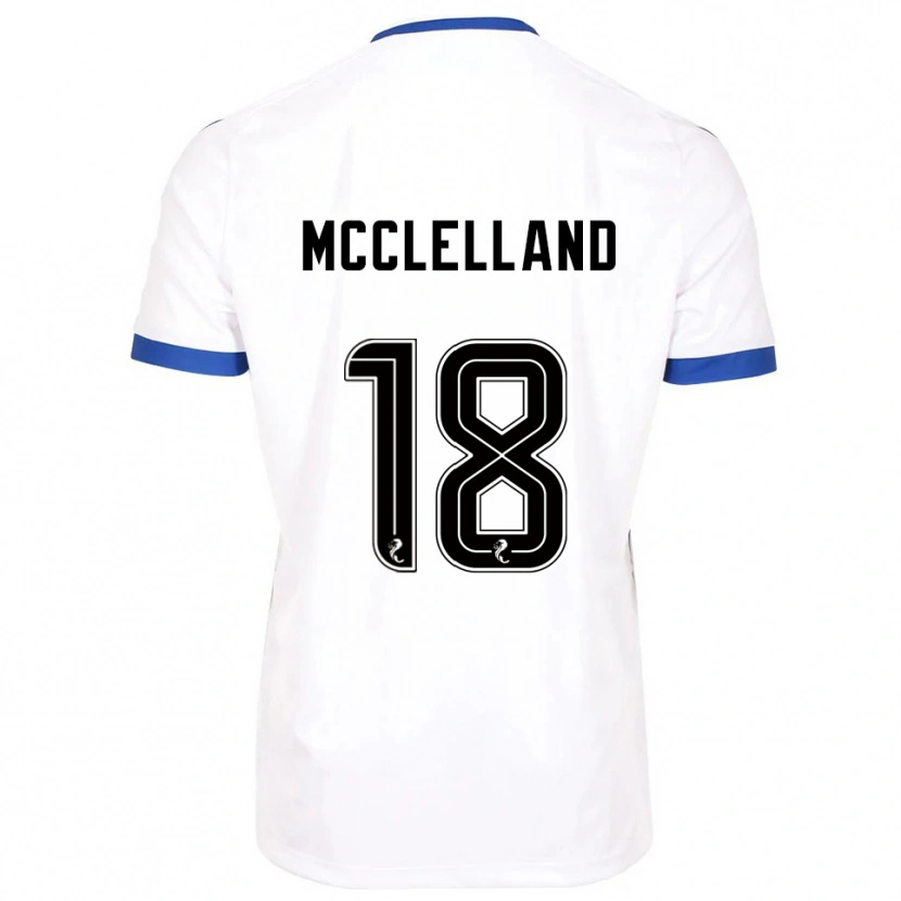 Danxen Herren Sam Mcclelland #18 Weiß Blau Auswärtstrikot Trikot 2025/26 T-Shirt Schweiz