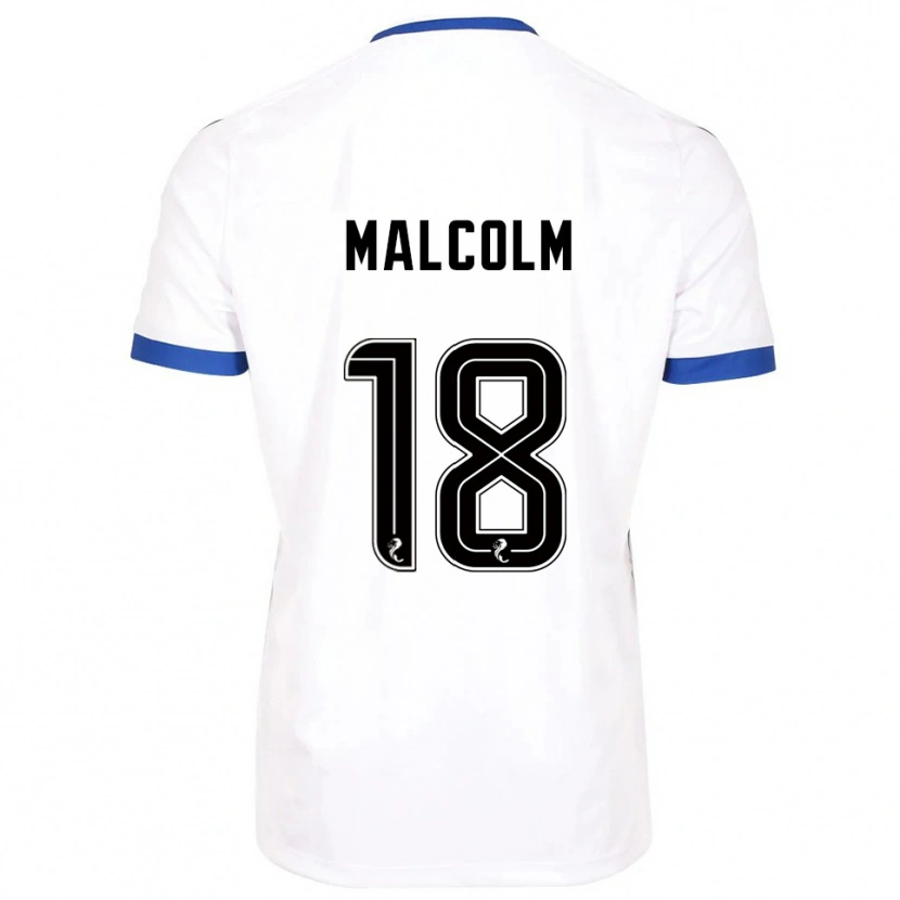 Danxen Herren Jodie Malcolm #18 Weiß Blau Auswärtstrikot Trikot 2025/26 T-Shirt Schweiz